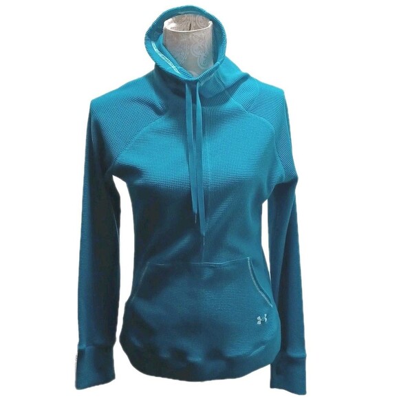 Under Armor Blue Women's Pullover Sweatershirt Size Medium - Picture 1 of 5